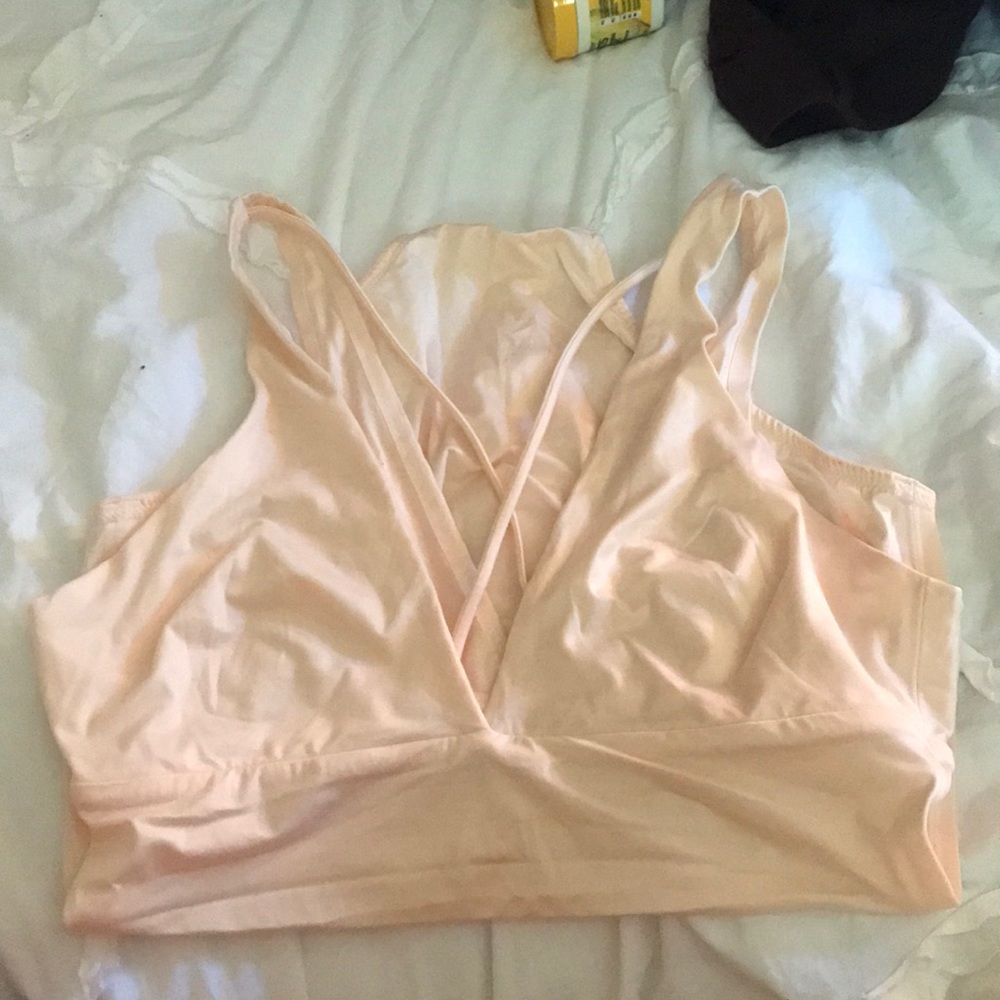 Peach bodysuit